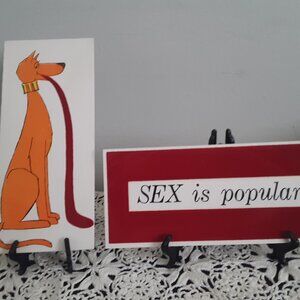 Rare 2 Vintage 1963 A New Smile Contemporary Greeting Cards